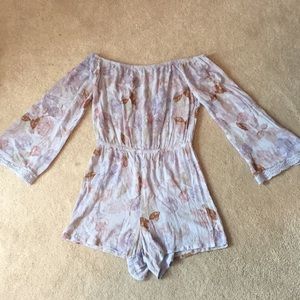 Off the shoulder romper